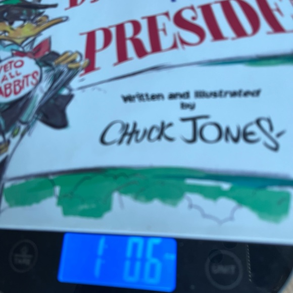 Daffy Duck for President/ oversize children’s oversized, hard covered book - Picture 6 of 6